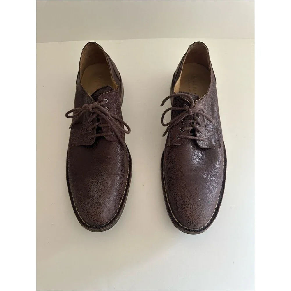 Cole Haan brown pebble leather Center Street oxford